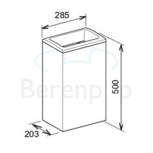 Keuco Moll 12788010001 Abfallbehälter 25L Edelstahl poliert/ anthrazit