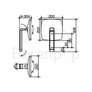 Keuco iLook_move 17613010000 Kosmetikspiegel 5x chrom