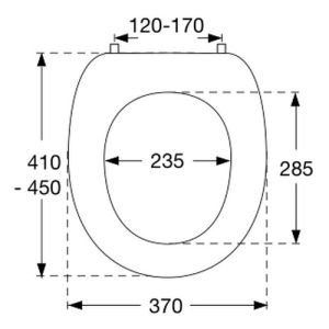 Pressalit 2000 124000-B13999 WC-Sitze mit Deckel weiß