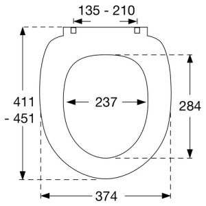 Pressalit Scandinavia PLUS 758052-D05999 toilet seat with cover manhattan