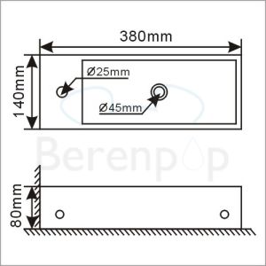 San4U 2508401 One Pack Queen (links) fonteinset wit keramiek/ chroom