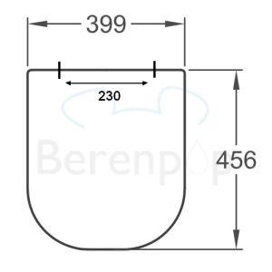 Sphinx 300 Comfort S8H51103000 toiletzitting met deksel wit *niet meer leverbaar*