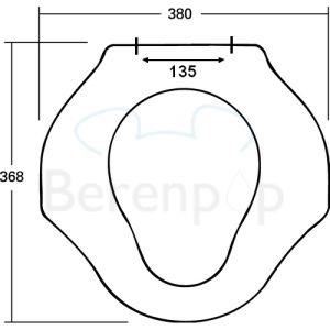 Sphinx 300 Kids S8H5K00R000 toiletzitting (kinderzitting) zonder deksel wit *niet meer leverbaar*