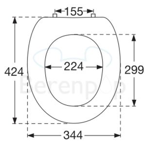 Villeroy en Boch Amadea 881061R1 WC-Sitze mit Deckel weiß