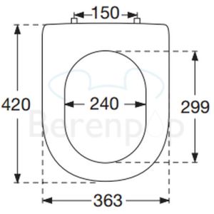 Villeroy en Boch Omnia Architectura 98M96101 WC-Sitze mit Deckel weiß *nicht mehr lieferbar*