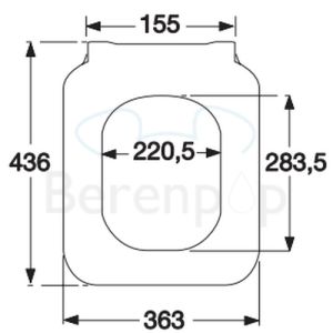Villeroy en Boch (Omnia) Architectura Slimseat 9M81S101 WC-Sitze mit Deckel weiß
