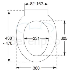 Villeroy en Boch Aveo New Generation 9M57S1R1 WC-Sitze mit Deckel weiß