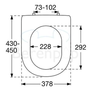 Villeroy en Boch Editionals 88796101 WC-Sitze mit Deckel weiß *nicht mehr lieferbar*