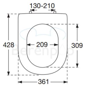 Villeroy en Boch Homage 8809S1R1 WC-Sitze mit Deckel weiß (Weiß Alpin CeramicPlus)
