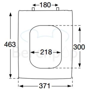 Villeroy en Boch La Belle 9M12S1R1 WC-Sitze mit Deckel weiß