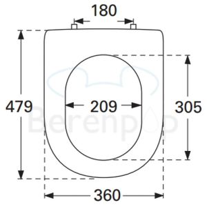 Villeroy en Boch My Nature 9M33S1R1 WC-Sitze mit Deckel weiß *nicht mehr lieferbar*
