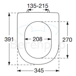 Villeroy en Boch WC-Sitze Omnia Architectura Compact 9M66S201 mit Deckel weiß