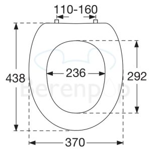 Villeroy en Boch Omnia Classic 88246109 WC-Sitze mit Deckel pergamon *nicht mehr lieferbar*