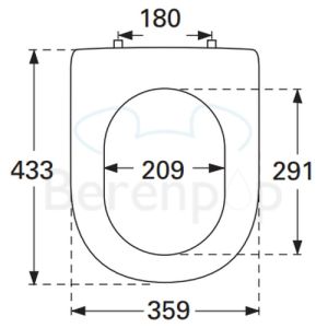 Villeroy en Boch Subway 2.0 9M68S1R3 WC-Sitze mit Deckel pergamon *nicht mehr lieferbar*