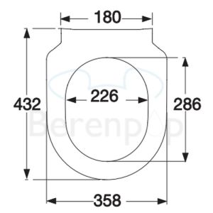 Villeroy en Boch Subway 2.0 Slimseat 9M78S101 WC-Sitze mit Deckel weiß