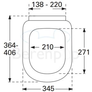 Villeroy en Boch Subway 1.0 Compact 9M66S1R3 WC-Sitze mit Deckel pergamon *nicht mehr lieferbar*