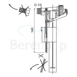 Wisa 8035432783 hydraulic float valve