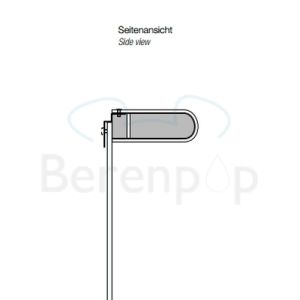 Decor Walther 0419434 BOOK 1-15 LED spiegellamp dimbaar 15x11,5cm geborsteld nikkel