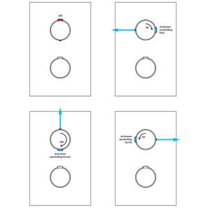 Brauer Carving 5-NG-121 thermostatic concealed rain shower 3-way diverter SET 25 stainless steel brushed PVD