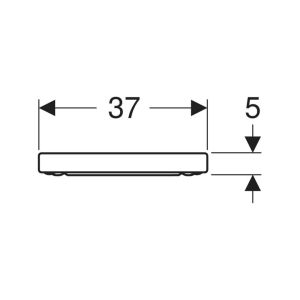 Geberit 300 Basic S8H51109000G toilet seat with cover white