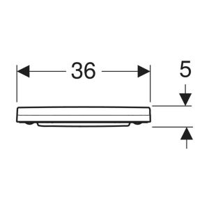 Geberit Acanto 502.719.01.1 toilet seat with cover white