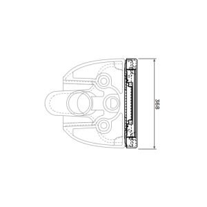 Clou Hängematte CL040604020 WC-Sitze mit Deckel mattweiß