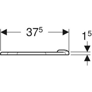 Geberit 300 Kids 573370000 turtle designer toilet seat (child seat) without cover white (OUTLET)