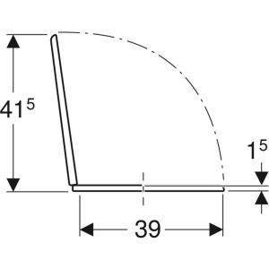 Geberit Bambini 573334000 toilet seat (child seat) with lid white