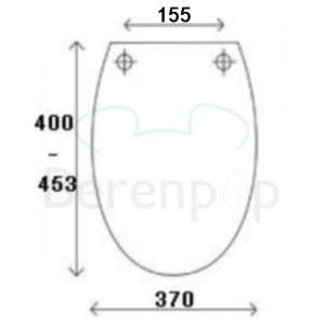Carrara & Matta (Bemis) Next Step 4250ELT000 (kinder) toiletzitting met deksel wit *niet meer leverbaar*