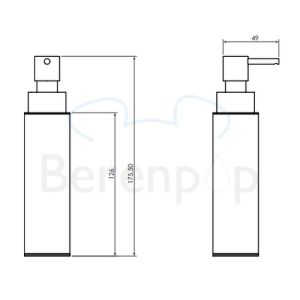 Clou Shokker SJ092604401 Seifenspender 100cc stehend chrom (Outlet)