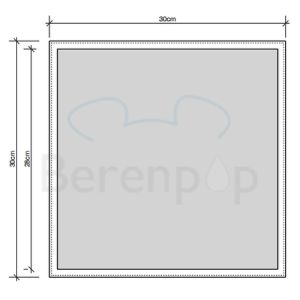 Decor Walther 0219360 BAUHAUS 3 N LED wand- plafondlamp 28x28cm mat zwart