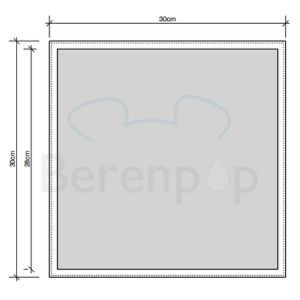 Decor Walther 0219334 BAUHAUS 3 N LED wand- plafondlamp 28x28cm geborsteld nikkel