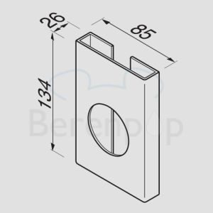 Geesa Hotel 9112206 Halter für Hygienebeutel mattschwarz