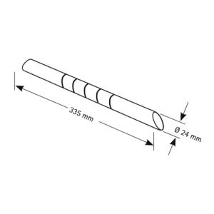 HSK Komfort & Pflege 100025 Fußstütze universal chrom