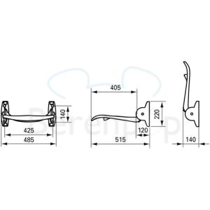 Handicare (Linido) LI2201200611 douchezitting opklapbaar antraciet (OUTLET)