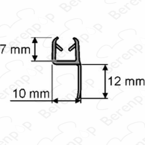 Huppe universal 070016 Dichtungsprofil , 210cm / 6mm