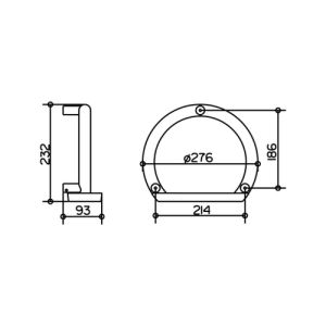 Keuco Universal 04909010000 Griff mit Seifenschale chrom (Outlet)