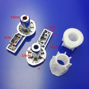 Novellini R04AUR-40 hinge parts set matt chrome