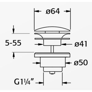 Pure UD425-WI klikwaste mat wit