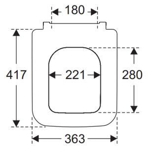 Villeroy en Boch Finion 9M88S1R2 toiletzitting met deksel wit (Star White CeramicPlus) *niet meer leverbaar*