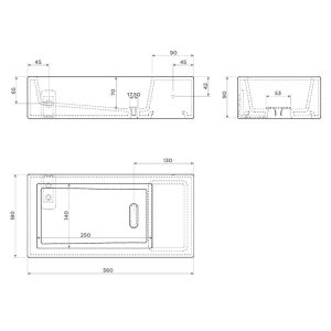 Clou Flush 3 CL0382031 Ecorazzo fountain 36cm midnight navy PE