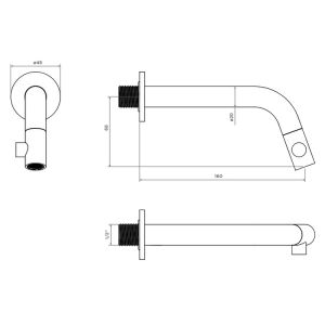 Clou Kaldur CL060500284 fountain tap 1/2
