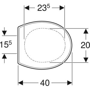 Geberit Bambini 573334000 toilet seat (child seat) with lid white