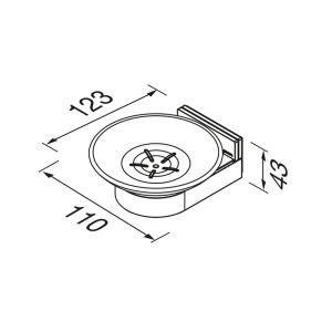 Geesa Craft 911503-02 zeephouder chroom
