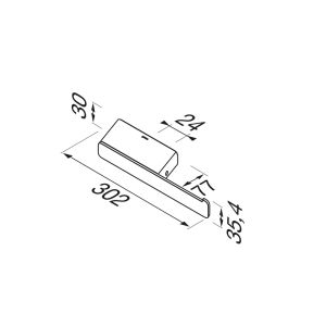 Geesa Shift Edelstahl gebürstet 919924-05 Toilettenpapierhalter ohne Klappe mit Ablag Edelstahl gebürstet