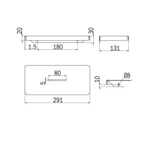 Inda Hotellerie - Gealuna A1051BNS Seifenhalter Edelstahl gebürstet