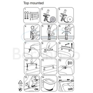 Villeroy en Boch (Omnia) Architectura / O.Novo / Subway 9M636101 WC-Sitze ohne Deckel weiß