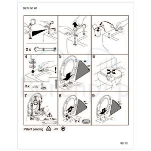 Villeroy en Boch Aveo New Generation 9M57S1R1 WC-Sitze mit Deckel weiß