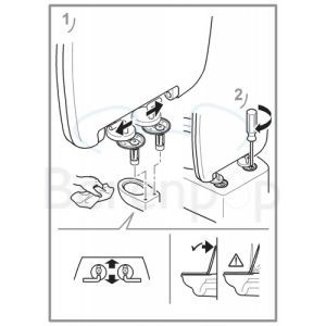 Villeroy en Boch O.Novo 9M406101 WC-Sitze mit Deckel weiß
