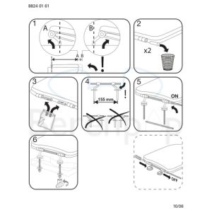 Villeroy en Boch Omnia Classic / O.Novo 88246101 WC-Sitze mit Deckel weiß